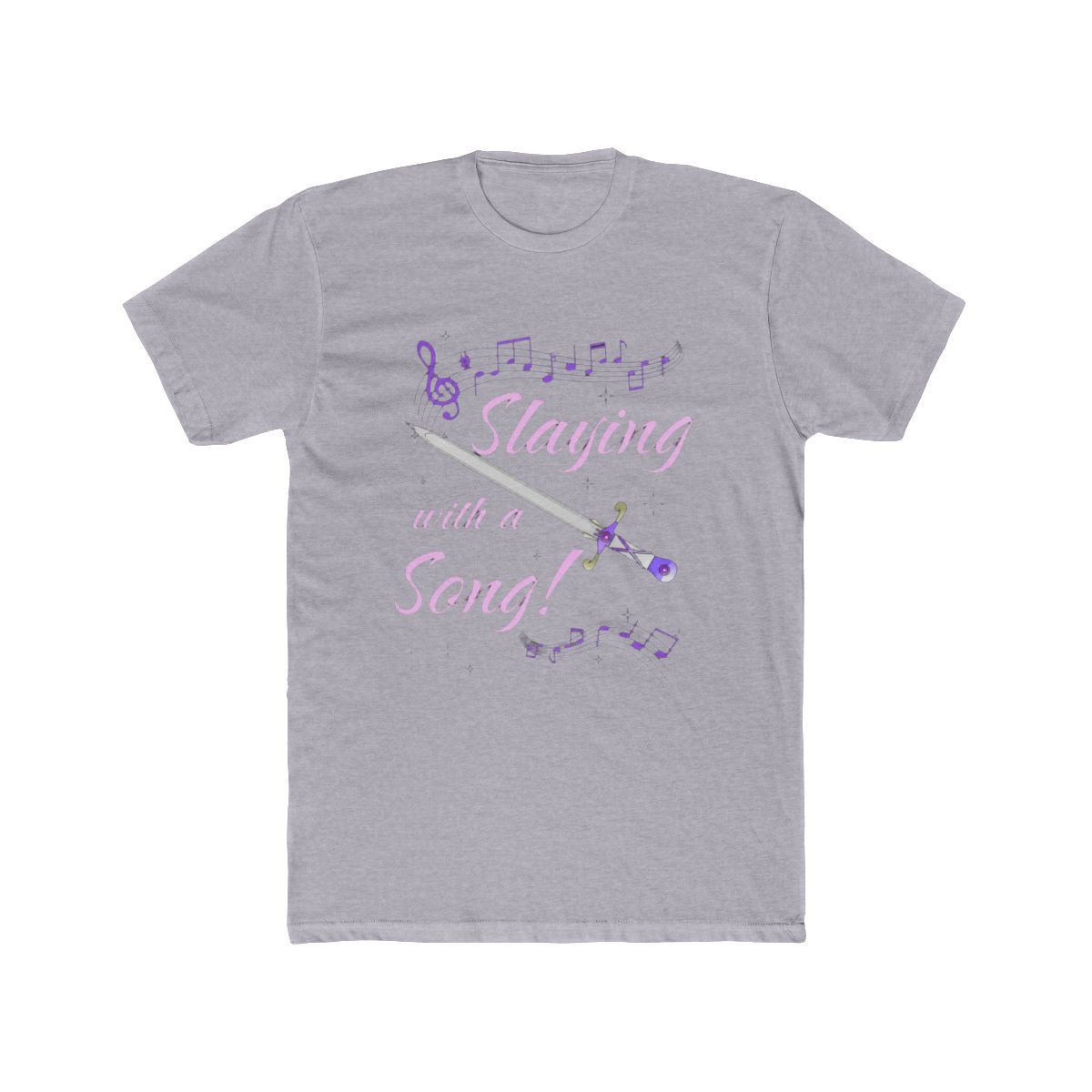 KPOP Musical Sword Slaying with a Song! Demon Hunter T Shirt | KPop Demon Hunters - alternate angle 5, merchandise