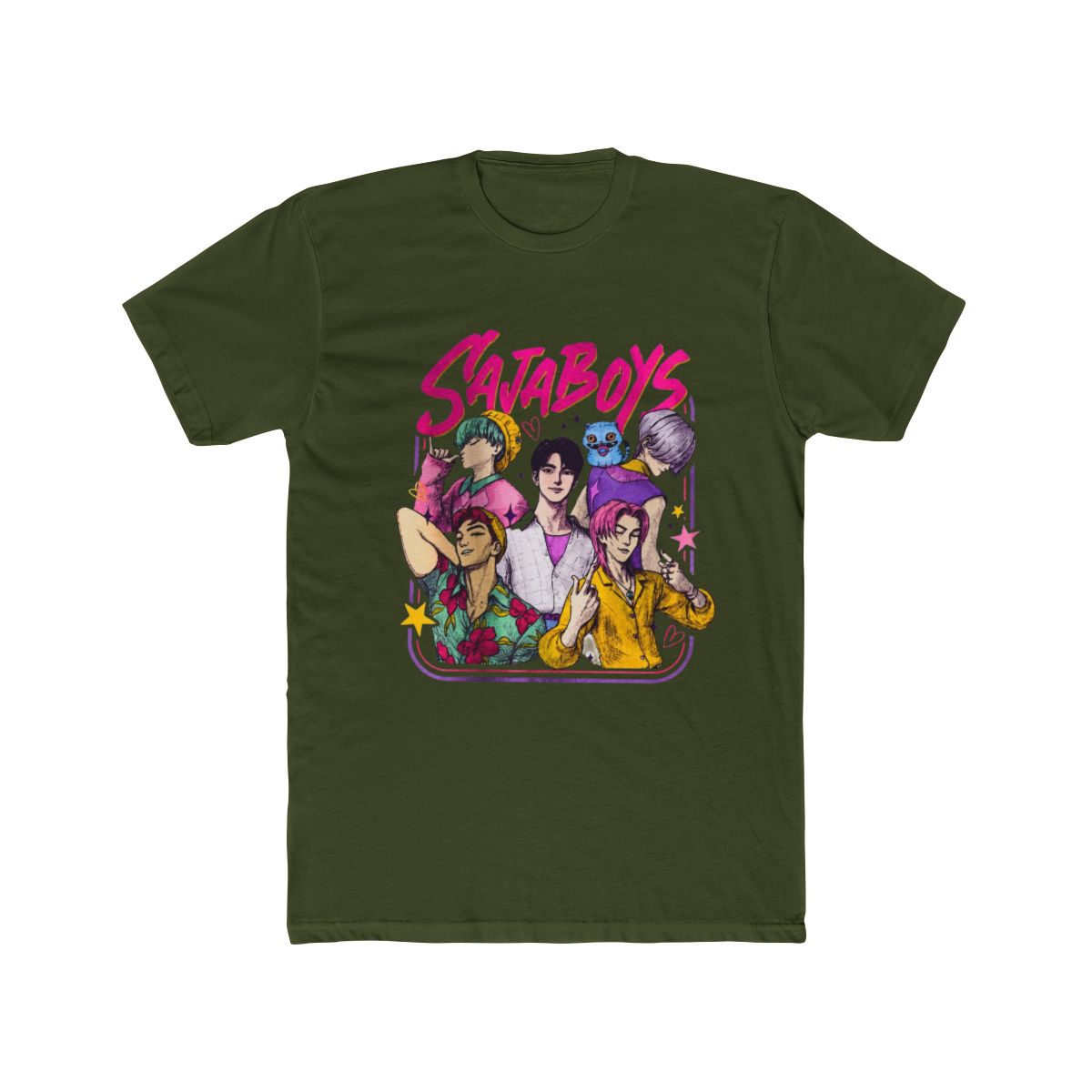 Saja Boys Demon Hunters T Shirt | KPop Demon Hunters - alternate angle 5, merchandise