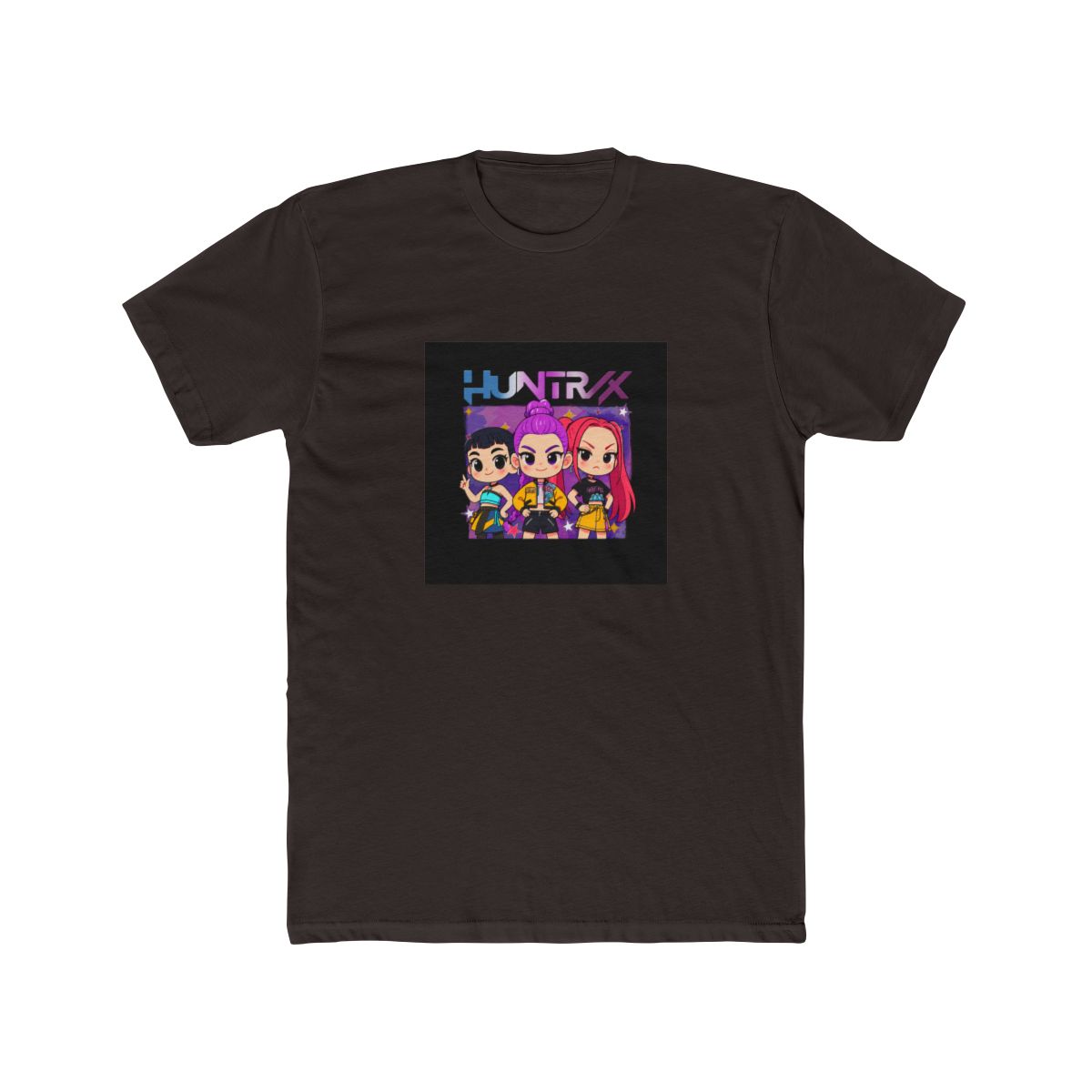 Huntrix T Shirt – Demon Hunters Shirt – Huntrix Girls Tee – Mira Rumi Joey M8348 T Shirt | KPop Demon Hunters - alternate angle 2, merchandise