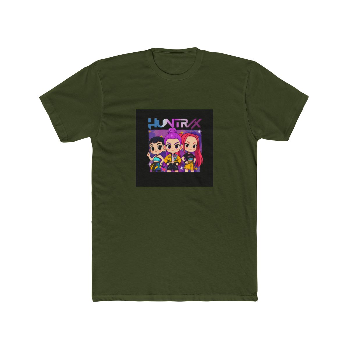 Huntrix T Shirt – Demon Hunters Shirt – Huntrix Girls Tee – Mira Rumi Joey M8348 T Shirt | KPop Demon Hunters - alternate angle 4, merchandise